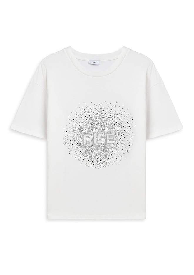 Ts1260070253 Kadın Beyaz Basic T-shirt