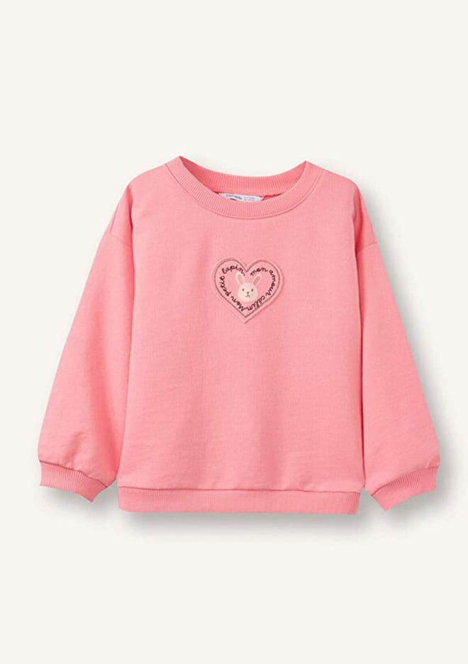 G7501A5Dfa Kız Bebek Pembe Sweatshirt