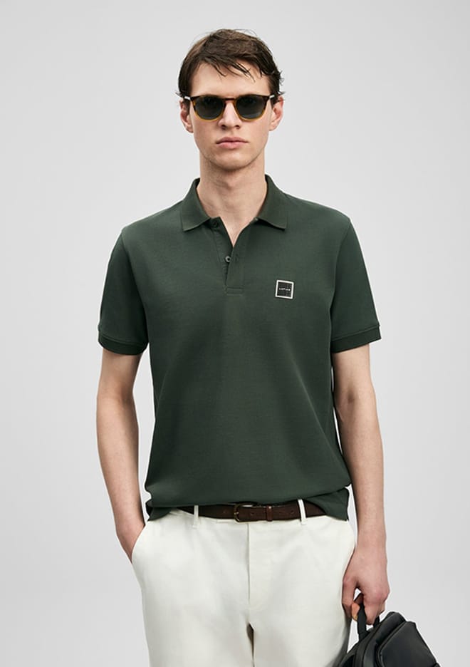 Carter - 111040233 Erkek Haki Polo Yaka T-Shirt