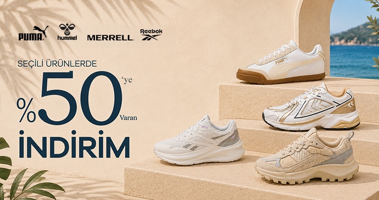 Seçili Spor Markalarında %50'ye Varan İndirim