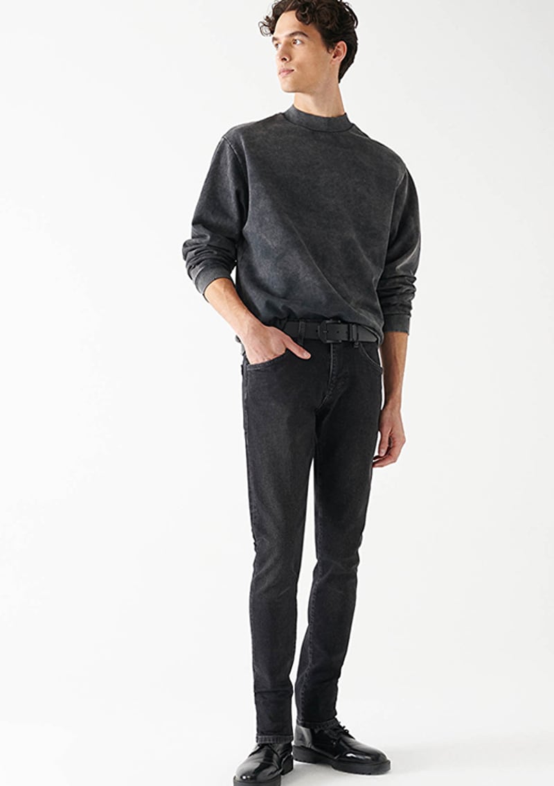 M0042489350 Erkek Mavi Jean Pantolon