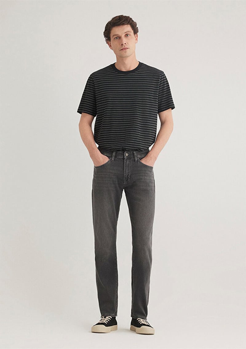 M0035189134 Erkek Siyah Jean Pantolon