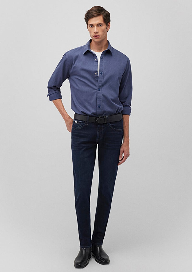 M0042487838 Erkek Mavi Jean Pantolon