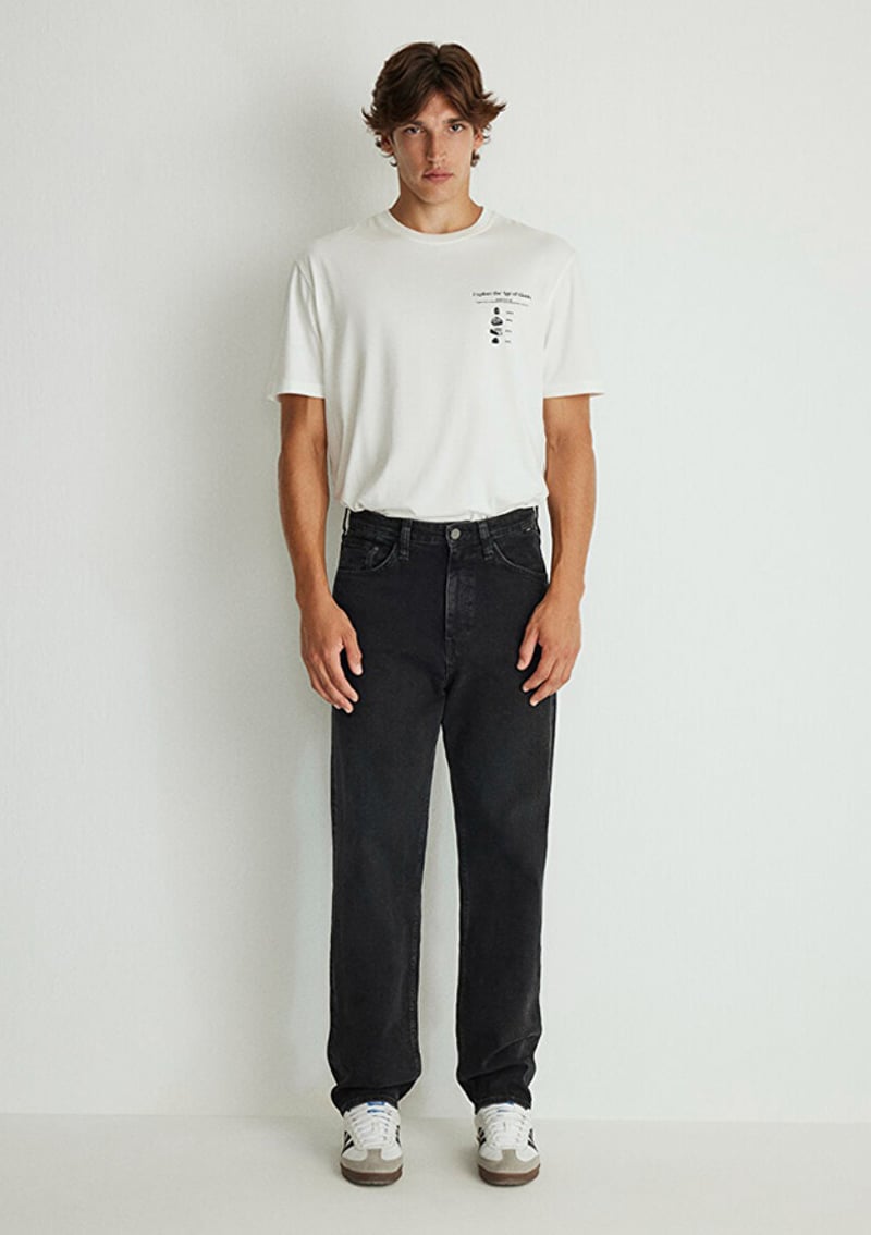 M0010289-87855 Erkek Mavi Jean Pantolon
