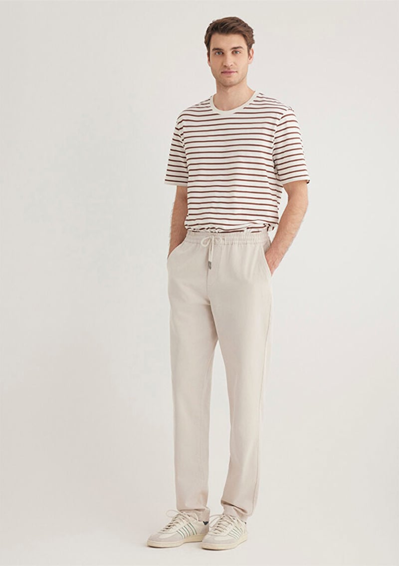 M0010168-70144 Erkek Bej Pantolon