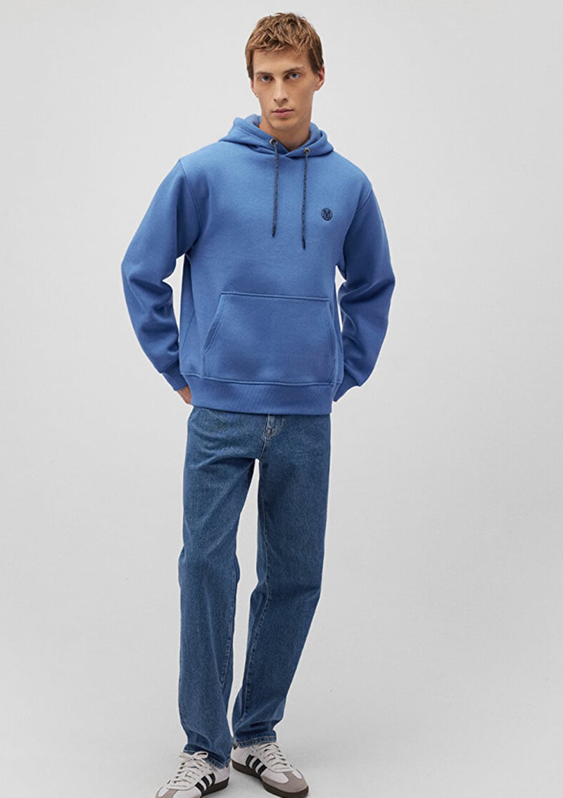M065809-70872 Erkek Mavi Sweatshirt
