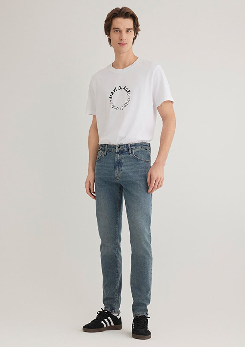 M0081089344 Erkek Mavi Jean Pantolon
