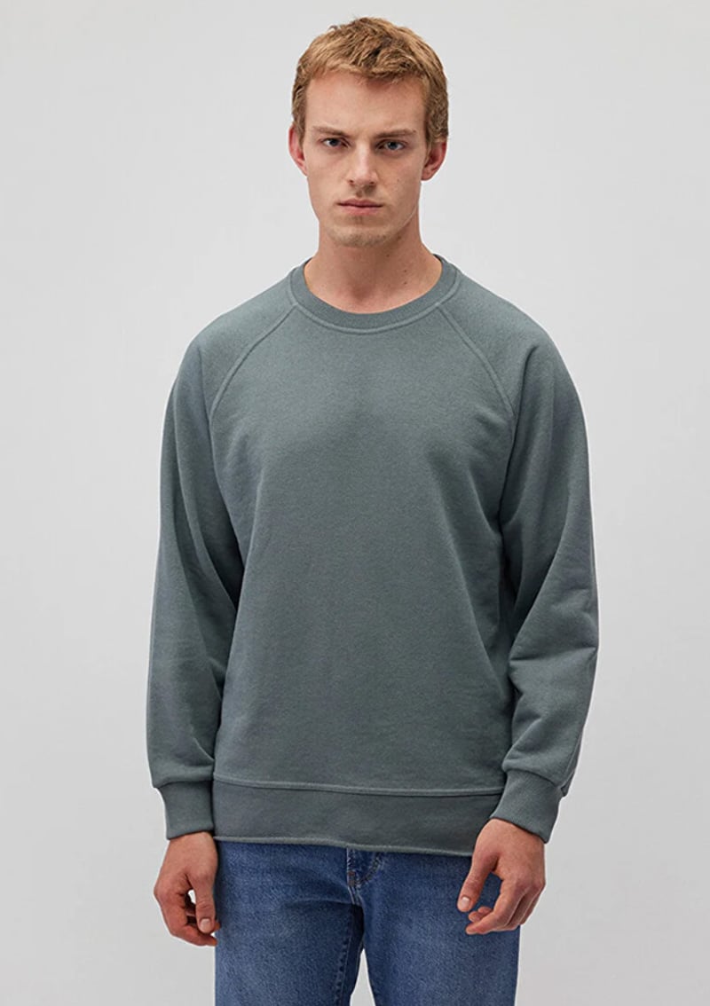 M0S10161-71577 Erkek Yeşil Sweatshirt