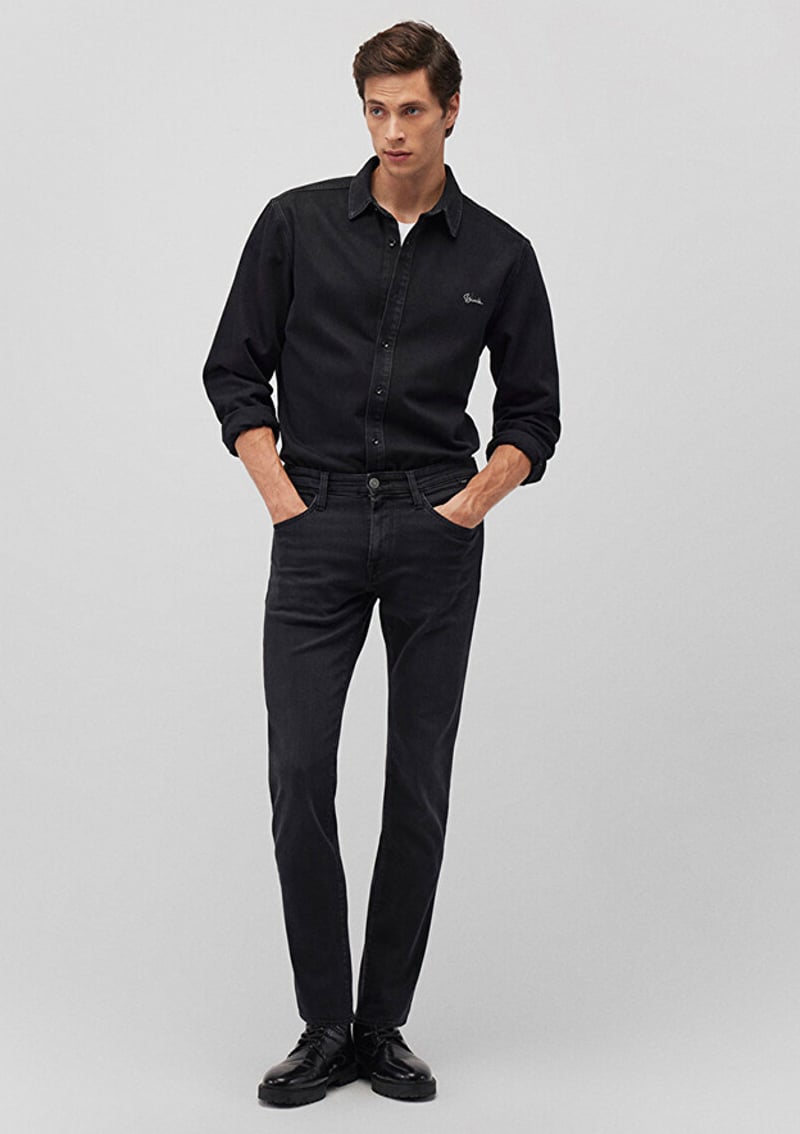 M0035187861 Erkek Mavi Jean Pantolon