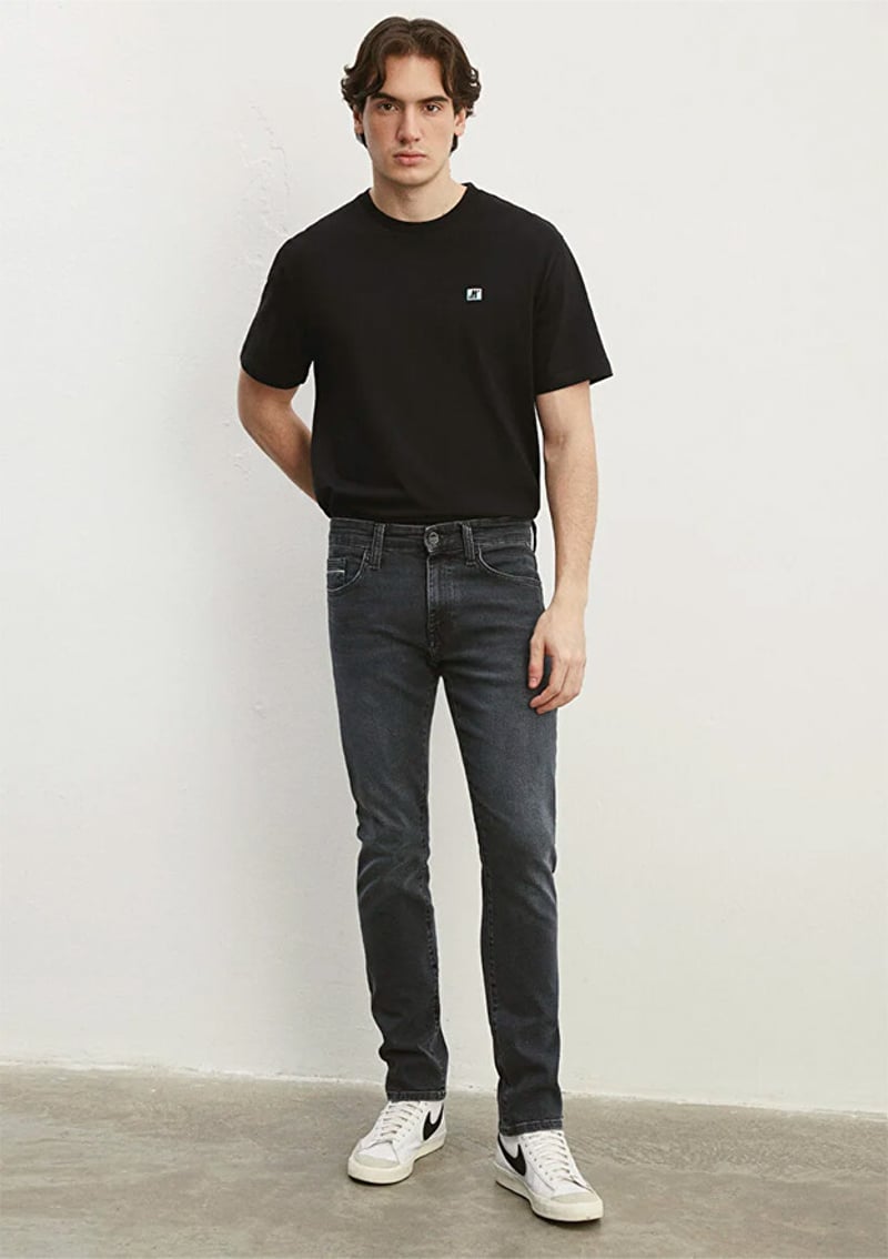 M0042286535 Erkek Mavi Jean Pantolon