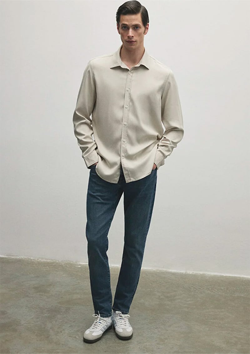 M0042287836 Erkek Mavi Jean Pantolon