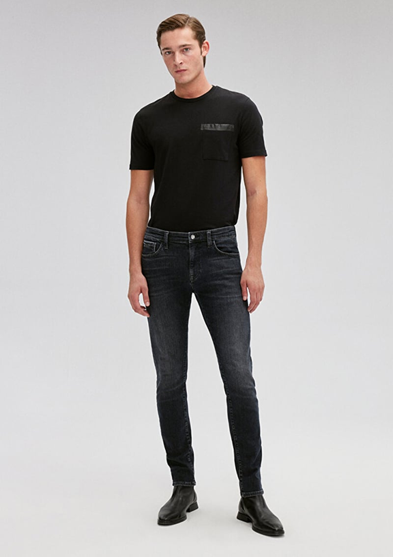 M0042485215 Erkek Mavi Jean Pantolon