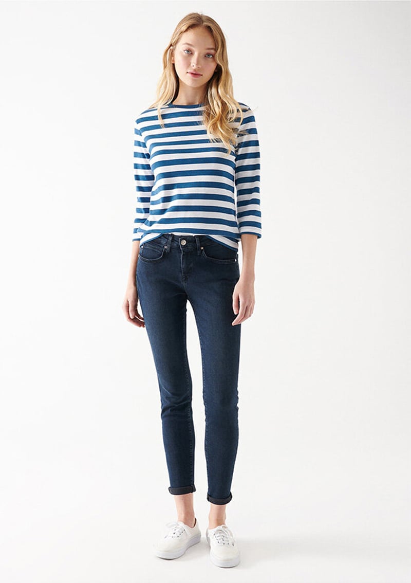 M1020582249 Kadın Çok Renkli Jean Pantolon