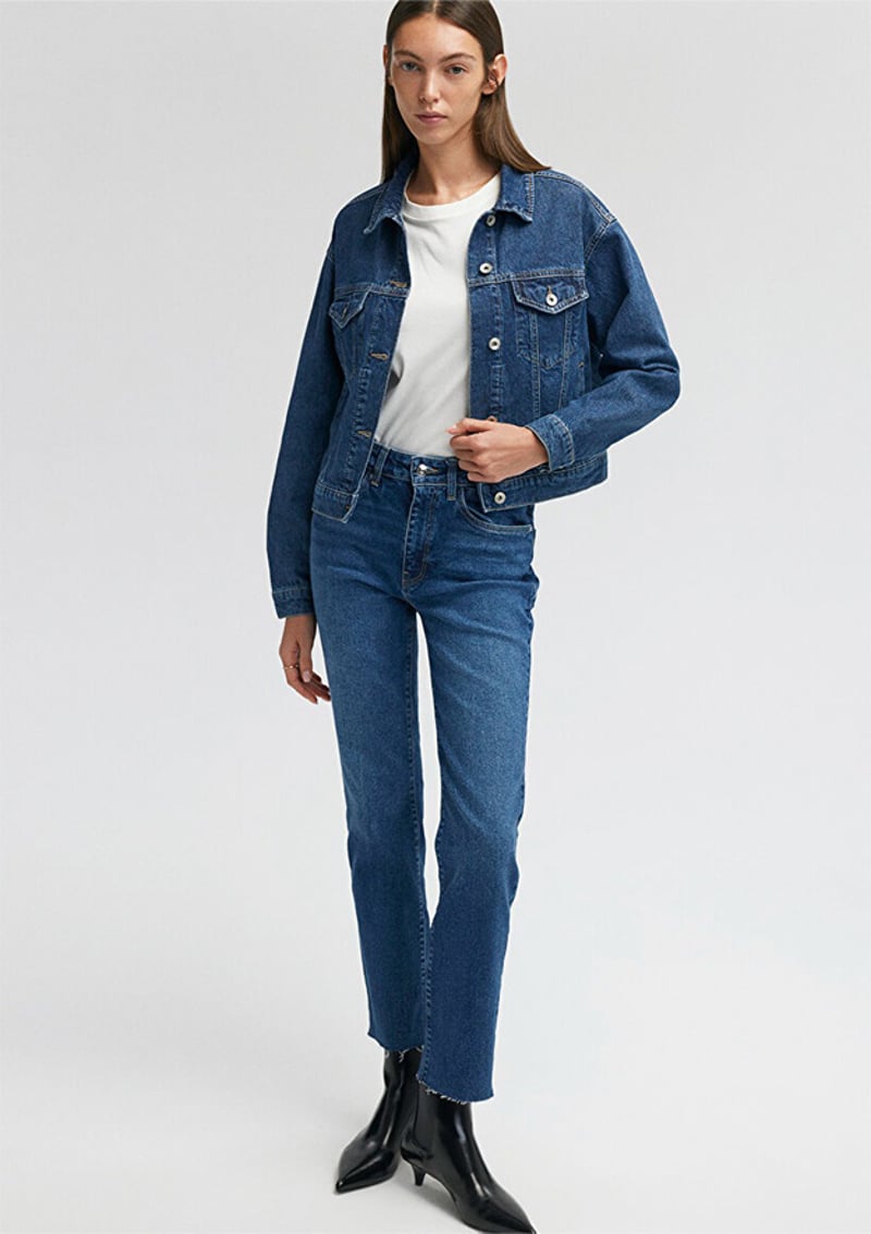 M101048-85290 Kadın Çok Renkli Jean Pantolon