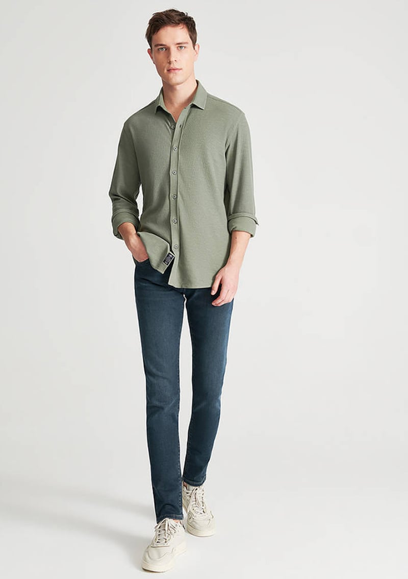 M0042426976 Erkek Mavi Jean Pantolon