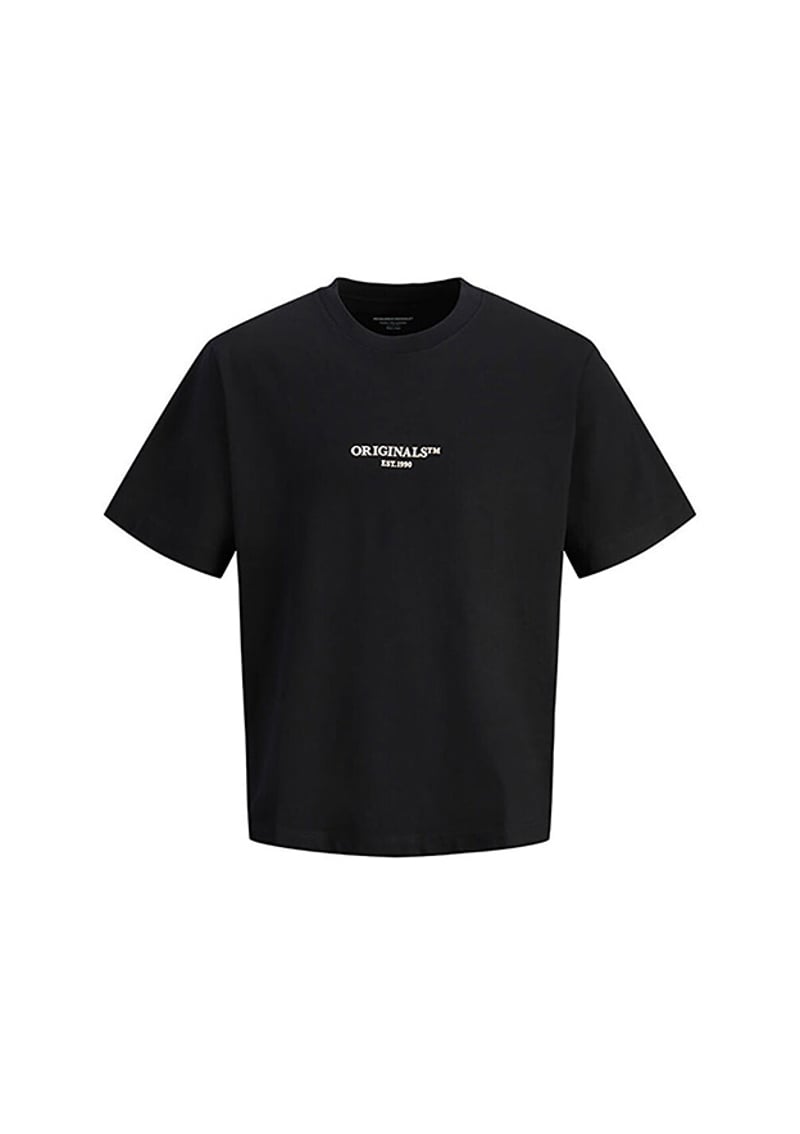 12273157 Erkek Siyah Basic T-shirt