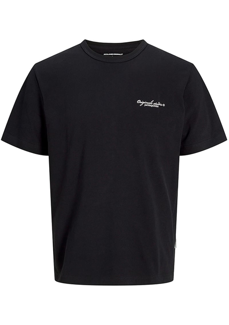 12272968 Erkek Siyah Bisiklet Yaka T-shirt