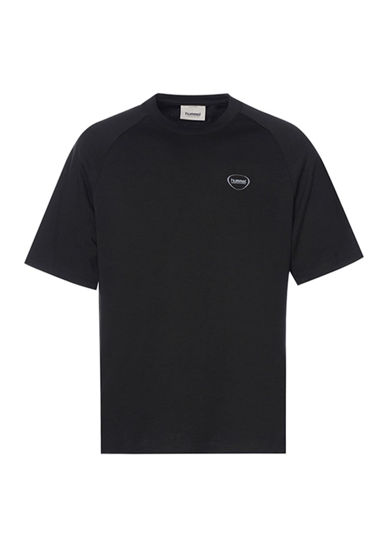 980356-2001 Erkek Siyah Baskılı T-shirt