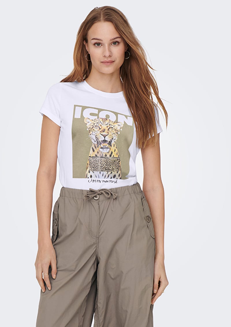 15291975 Kadın Bisiklet Yaka T-Shirt