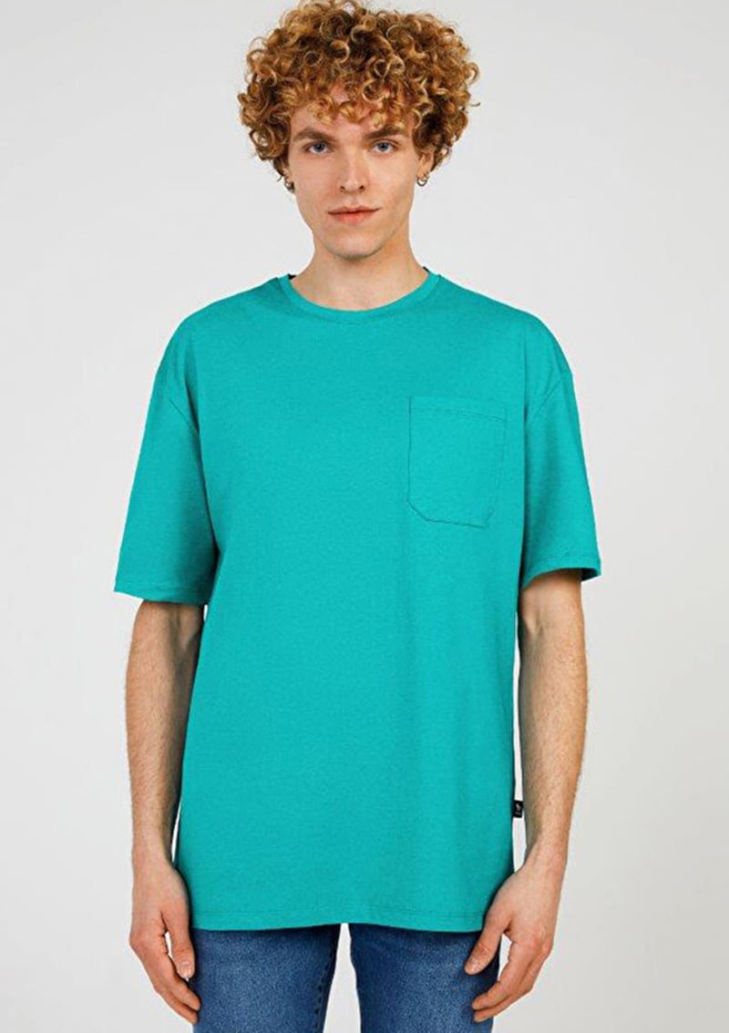 Tc9011 Erkek Mavi T-shirt