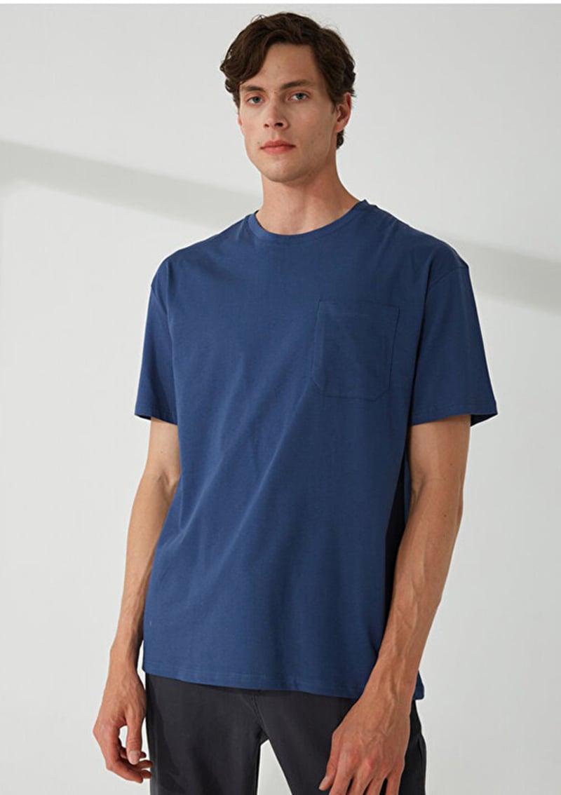 Tc9011 Erkek Lacivert T-shirt