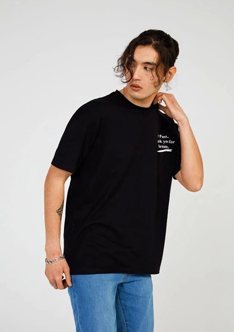 Tc9012 Erkek Siyah T-shirt