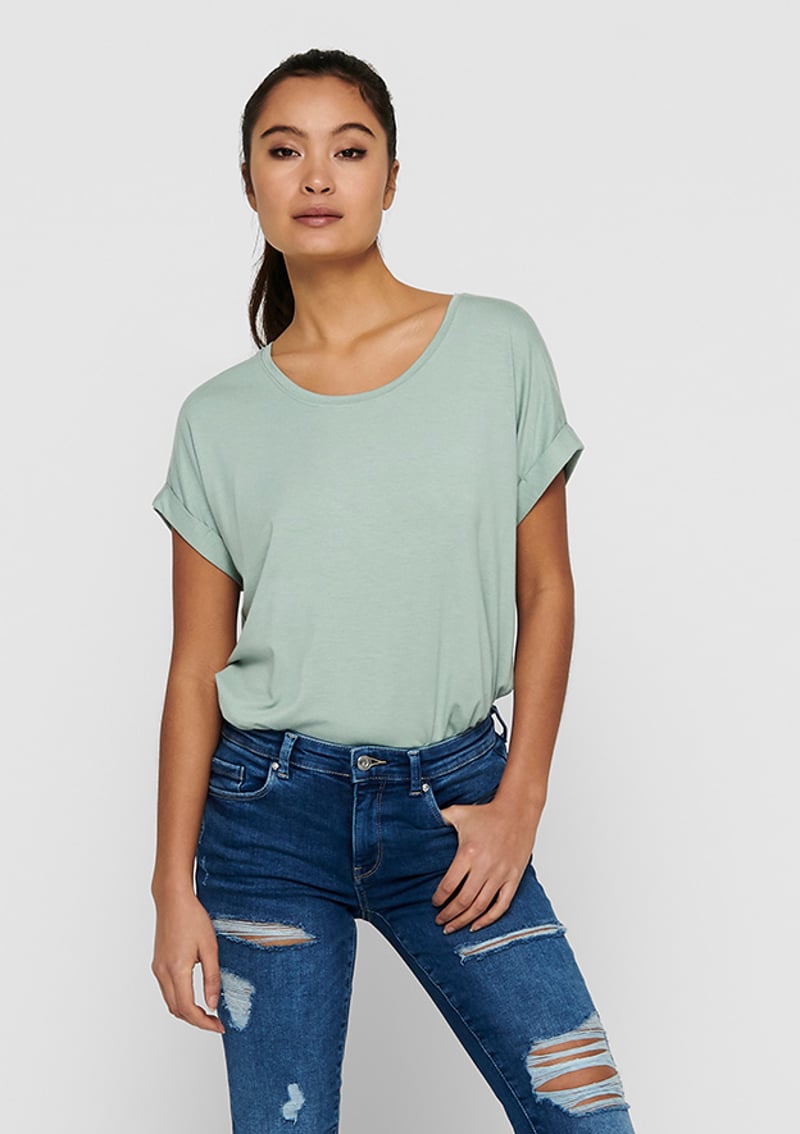 15106662 Kadın Bisiklet Yaka T-Shirt