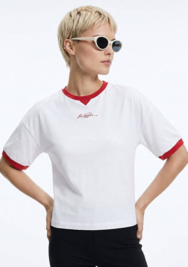 262 Lcf 242010 Kadın Beyaz O Yaka T-shirt