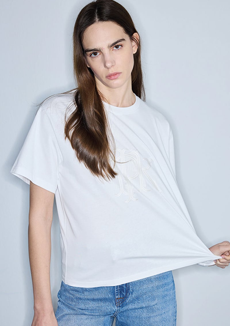 Is1260070248 Kadın Beyaz Basic T-shirt