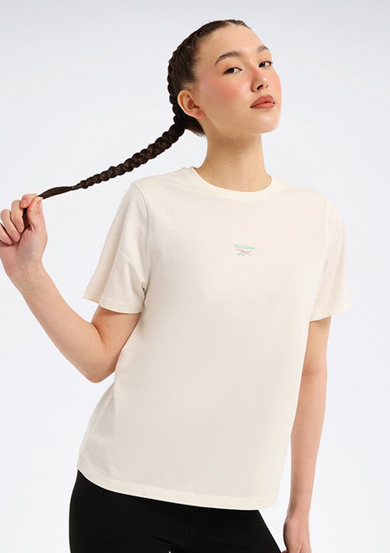 A10220405307010 Kadın Beyaz Kısa Kol T-shirt