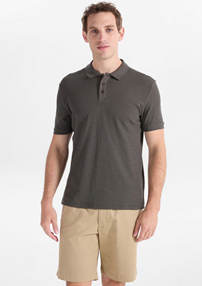 262 Lcm 242040 Erkek Yeşil Polo Yaka T-shirt