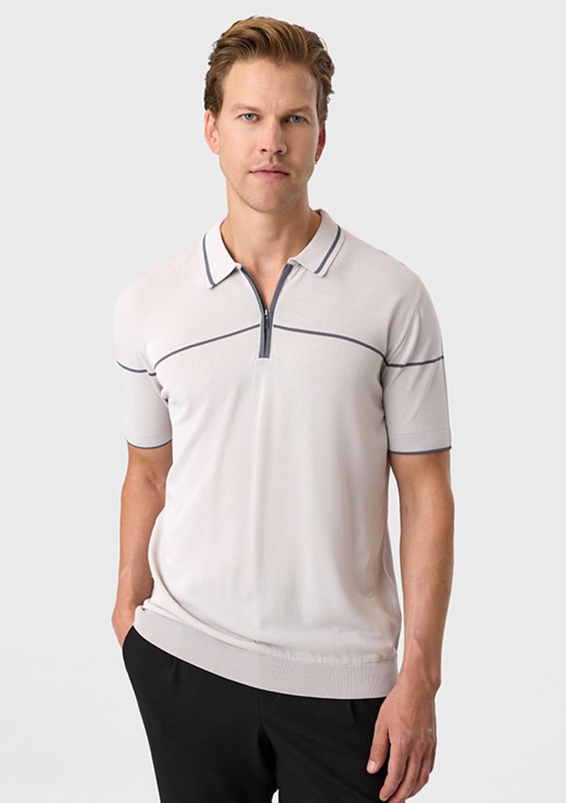 B35S40021 Erkek Gri Triko T-shirt