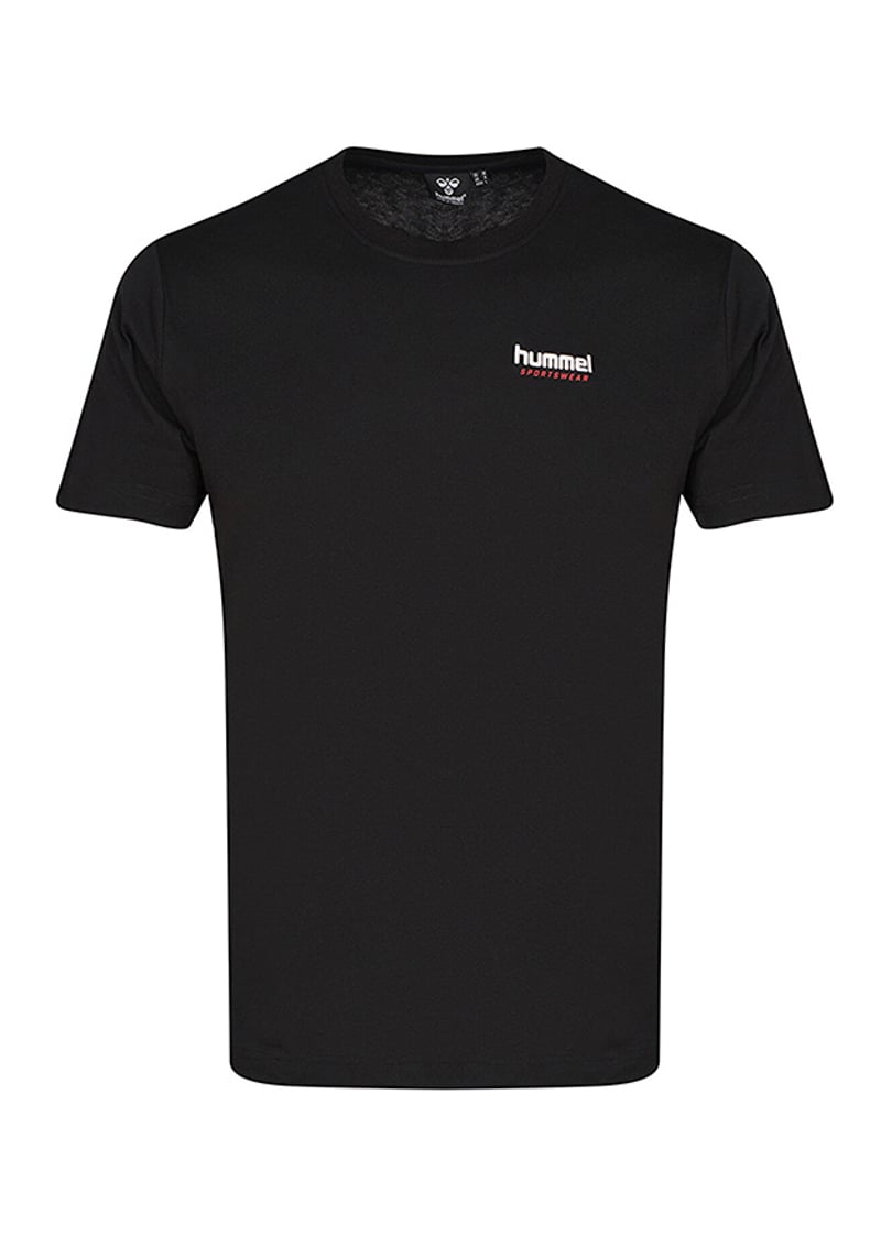 912375-2001 Erkek Siyah Baskılı T-shirt