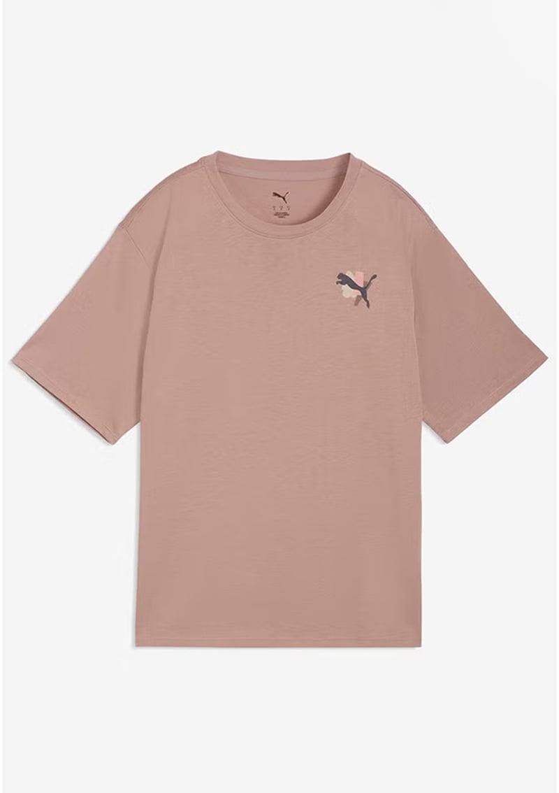 52849088 Kadın Baskılı T-shirt