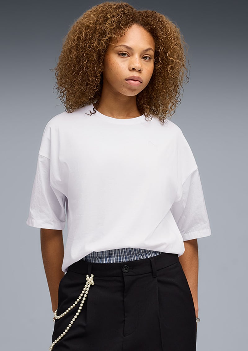 69188302 Kadın Beyaz Baskılı T-shirt