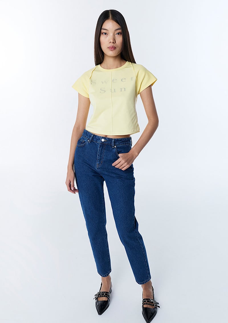 Ts1260018026 Kadın Lacivert Jean Pantolon