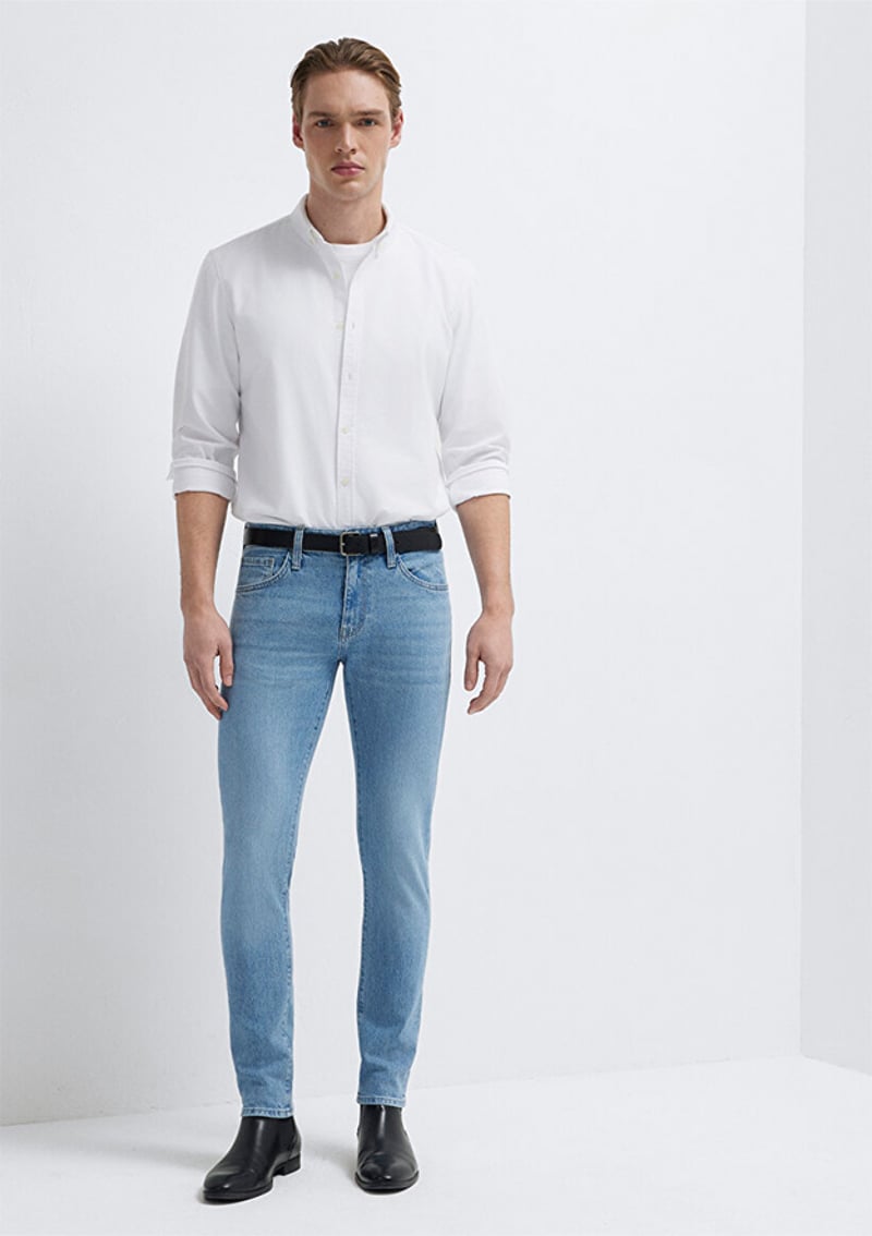 M001070-A2957 Erkek Jean Pantolon