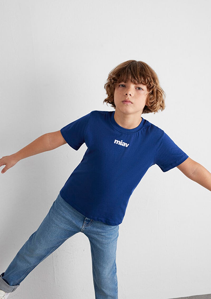 M6633270722 Erkek Çocuk Çok Renkli Baskılı T-shirt