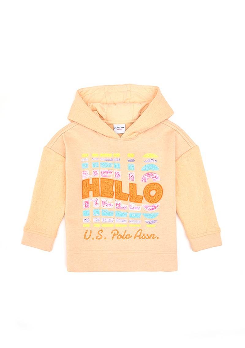 T117142168.Pu-7986 Kız Çocuk Turuncu Sweatshirt