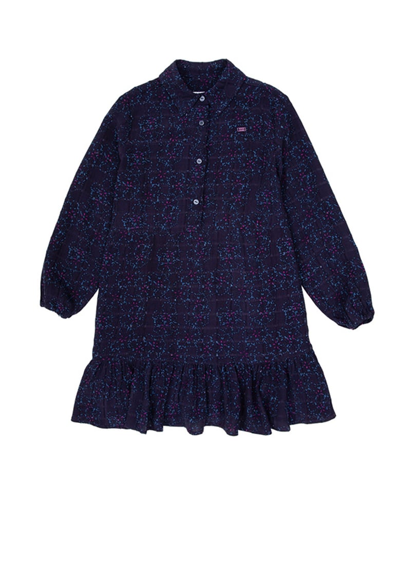 T117133336.Pu-8185 Kız Çocuk Lacivert Elbise