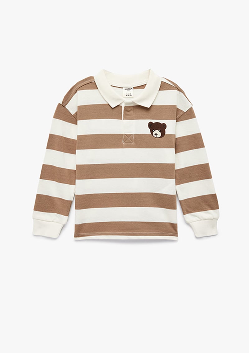 6Wmb10124Tk Erkek Bebek Beyaz Sweatshirt