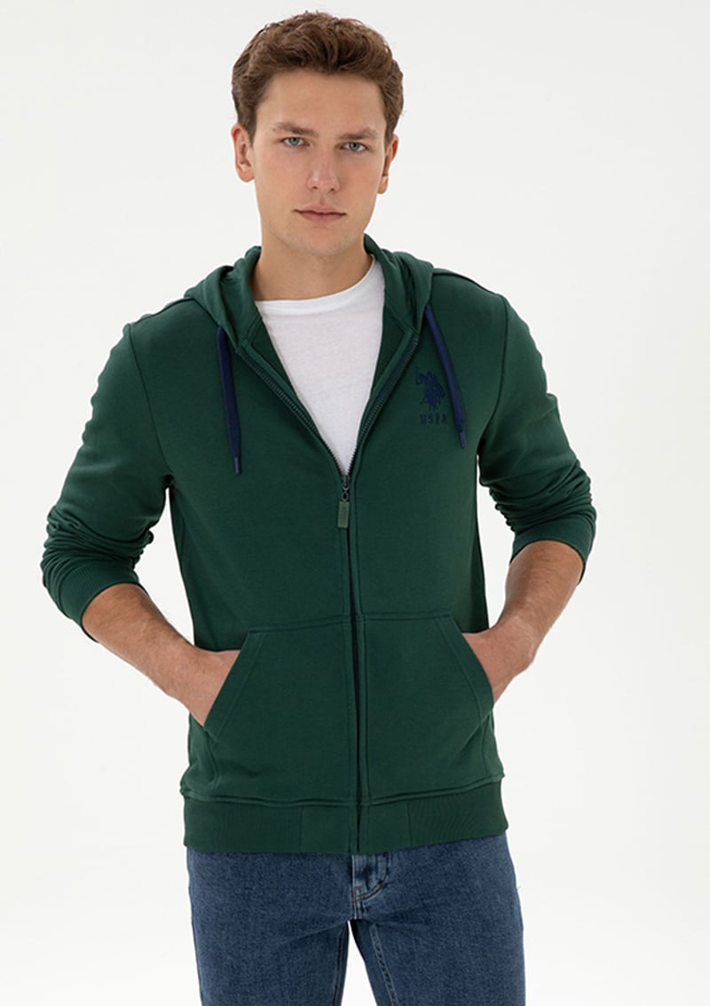T117120333.2226461 Erkek Yeşil Sweatshirt