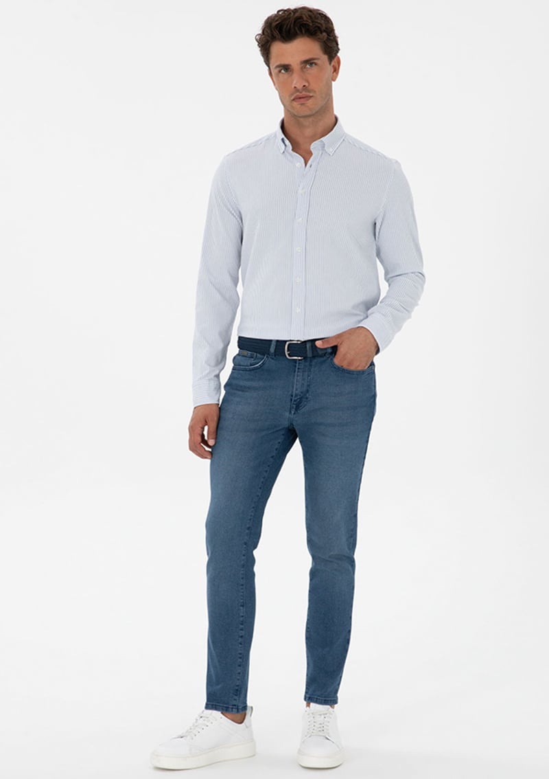 T117108488.2245379 Erkek Mavi Jean Pantolon