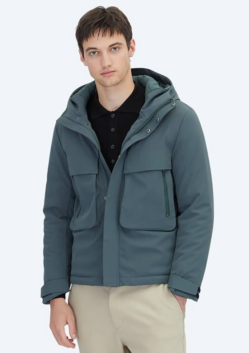 Mnt-804 Erkek Yeşil Mont