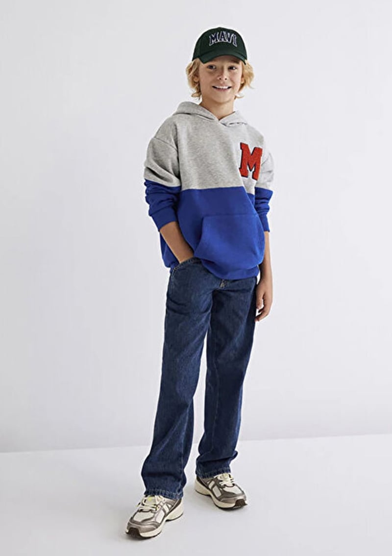 M6011191-88234 Erkek Çocuk Mavi Jean Pantolon