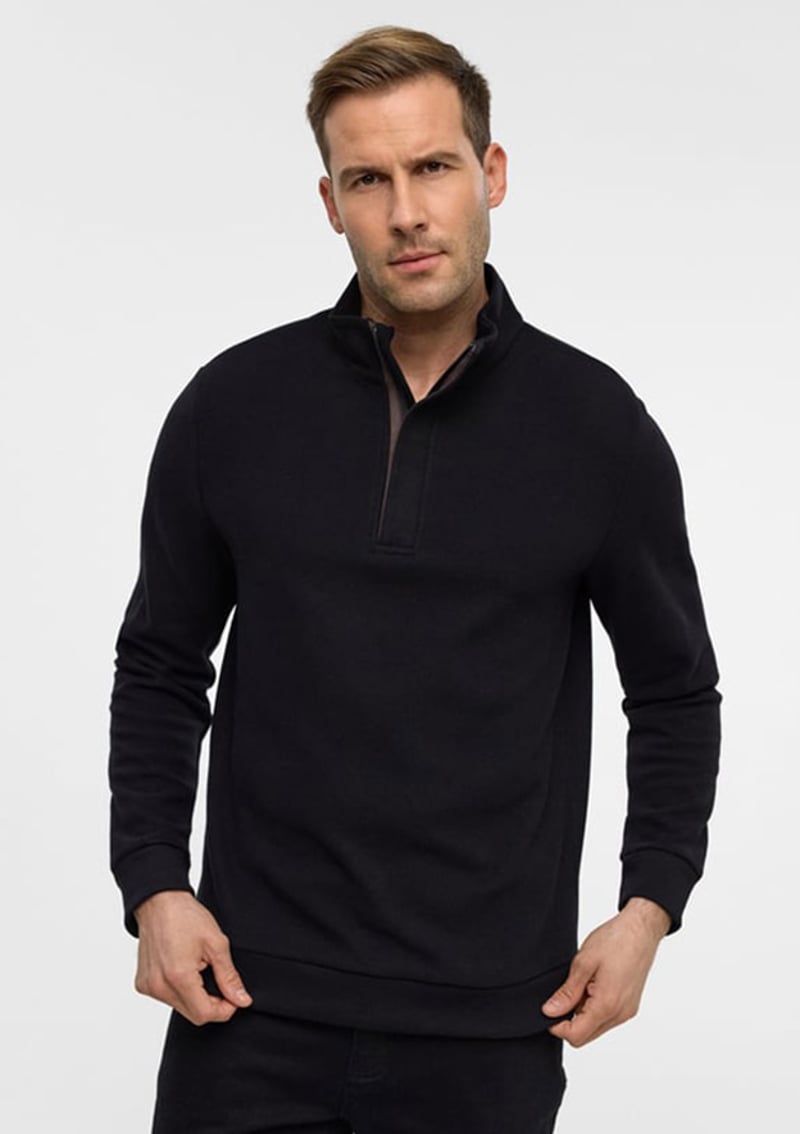 Sw2013700014 Erkek Siyah Sweatshirt