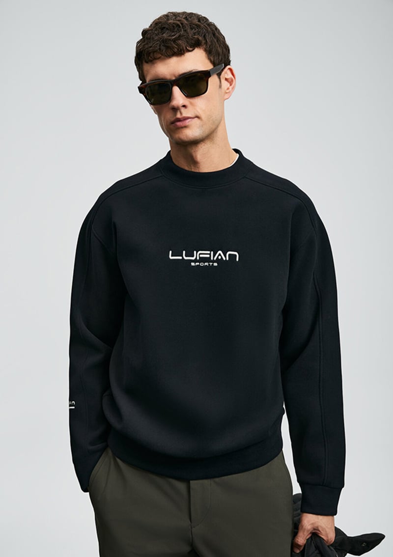 112030182 Erkek Siyah Sweatshirt