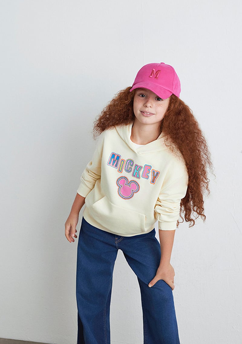 M7S10141-70072 Kız Çocuk Bej Sweatshirt