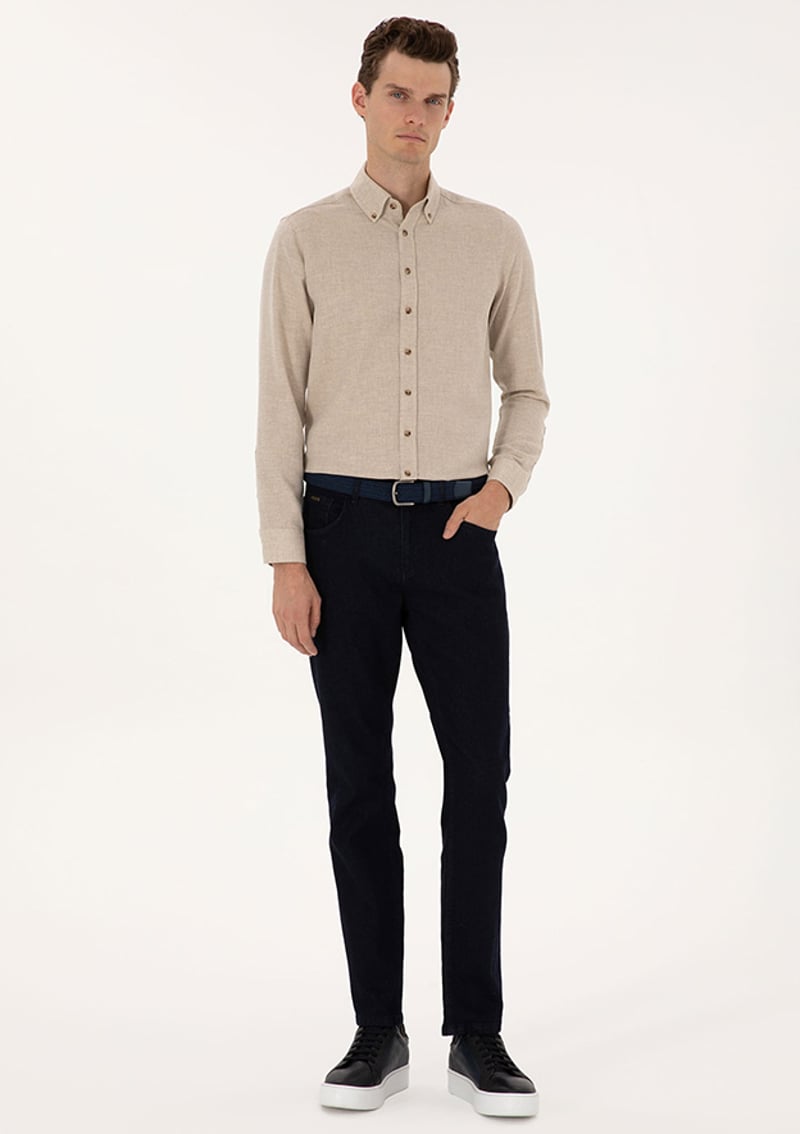 T117108569.2335910 Erkek Lacivert Jean Pantolon