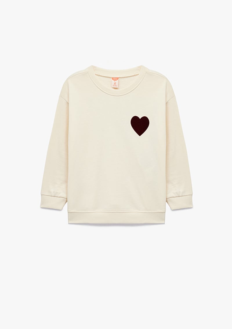6Wmg10058Ak Kız Bebek Bej Sweatshirt
